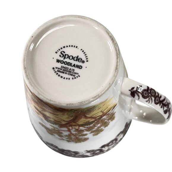 Spode Woodland Bear Cub Mug 4.5 inch Tall Wild Forest Animal S3422-A15 - Picture 4 of 10